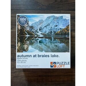 Puzzle Loft Autumn at‎ Braies Lake Italy 1000 Puzzle Pieces NEW